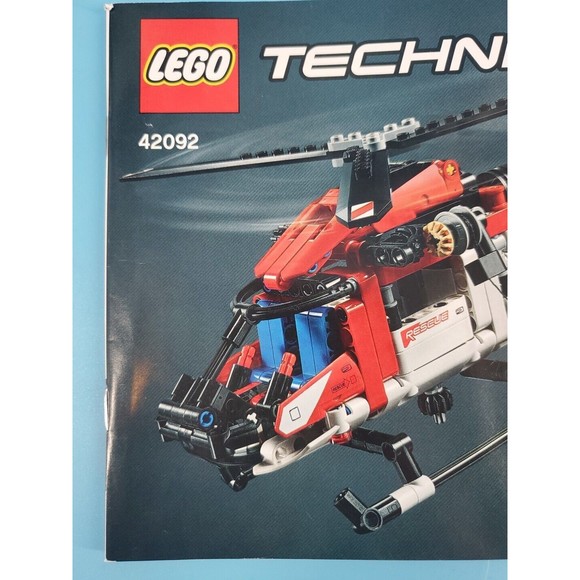 Lego Technic 42092 Instruction Booklet Rescue Helicopter  Manual Only No Bricks - Picture 4 of 4